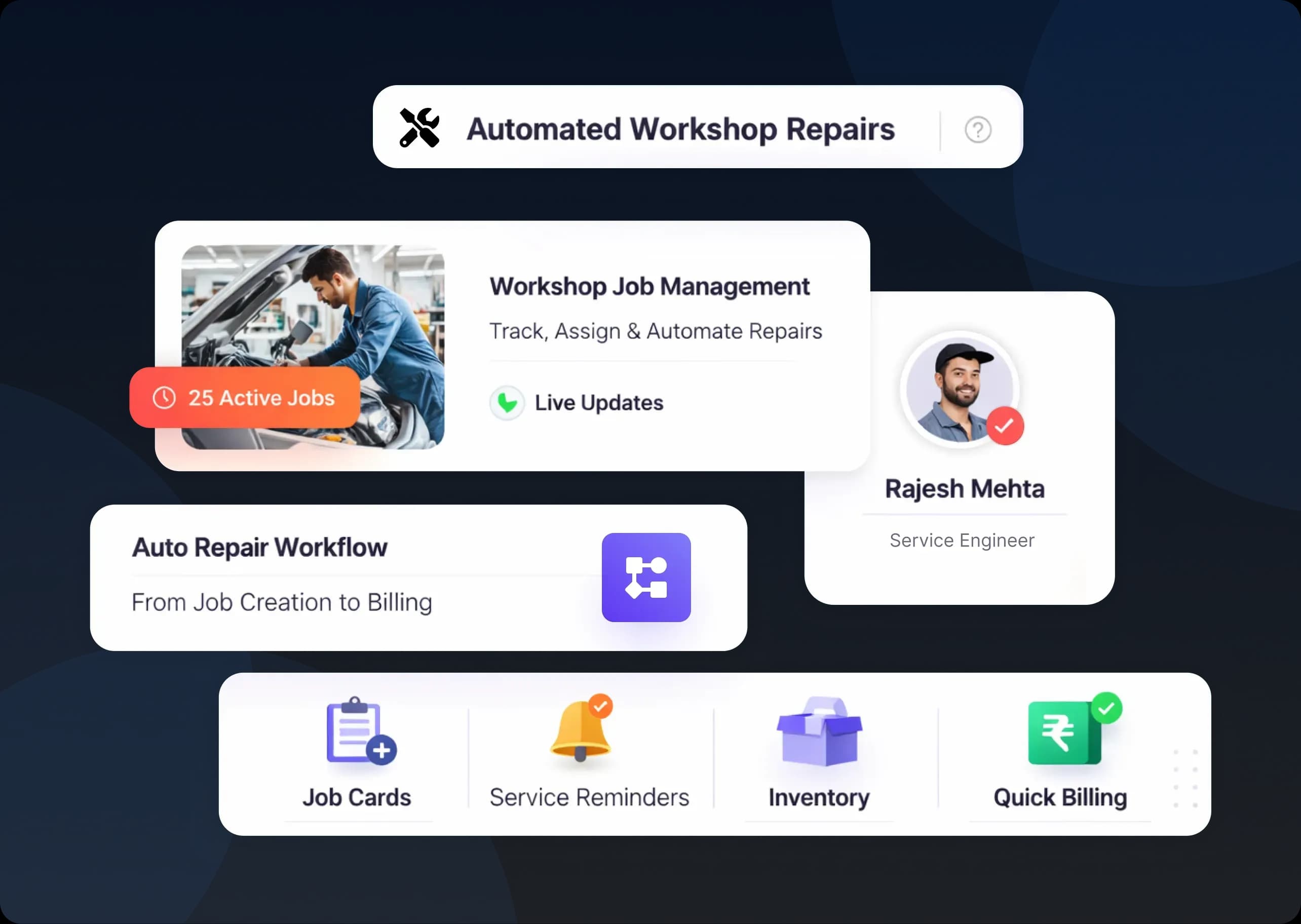 Repair Progress Visibility 