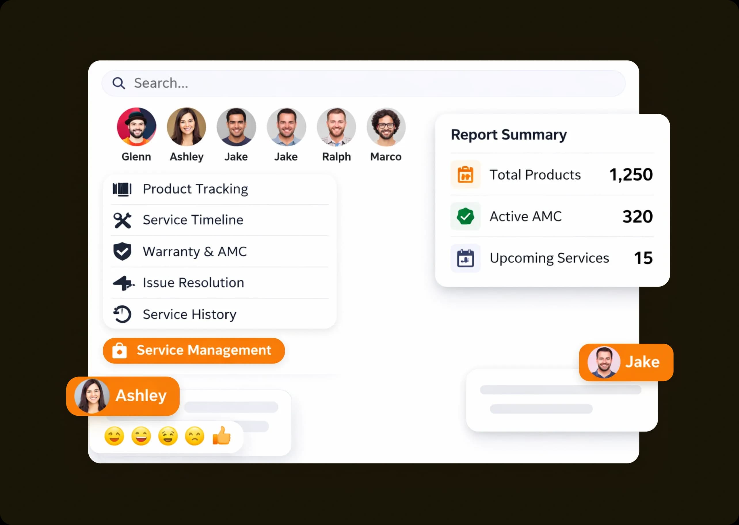 Track Products and Service History
