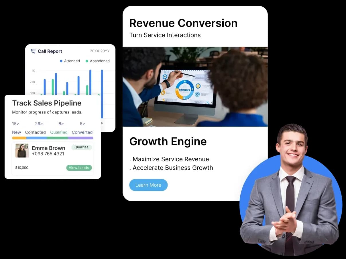 Convert Service Touchpoints into Revenue Opportunities.