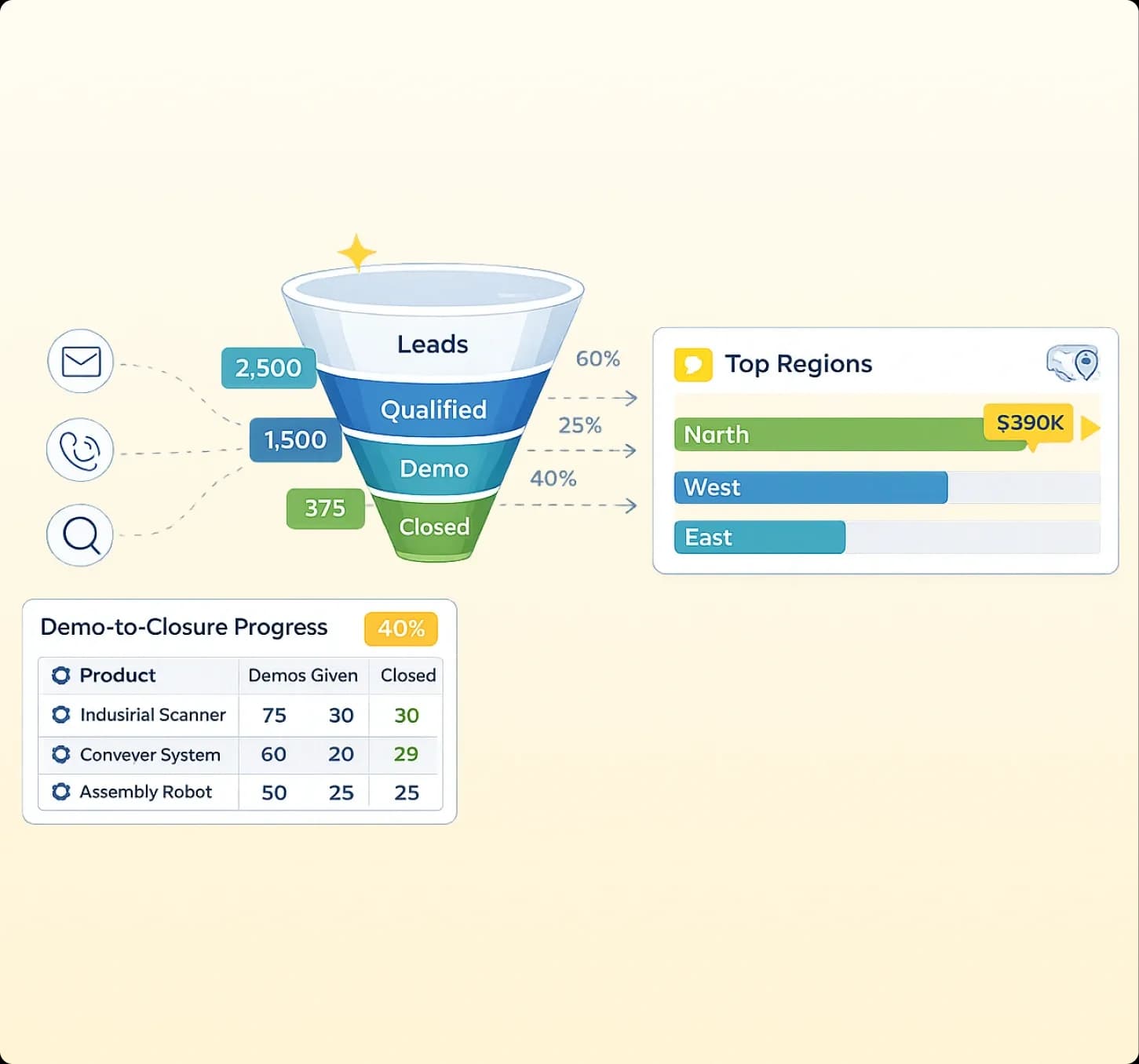 Unified Lead Funnel View