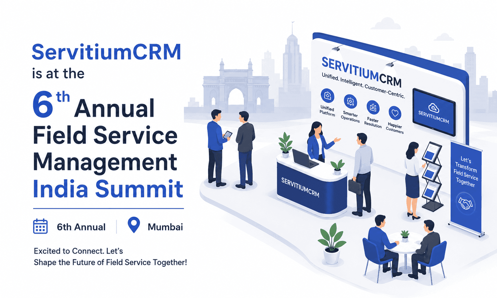 ServitiumCRM is at the 6th Annual Field Service Management India Summit, Mumbai